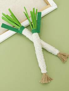 Cat Toys Catnip Toys Vegetable Anti-Bite Cat Pet Toys Teaser Toys Grinding Teeth Cleaning Teeth Self-Entertainment Stress Relief Grinding Stick Felt Chewing Toy Kitten Wooden Teething Stick Daily Game Stress Relief - Multicolor - View 11