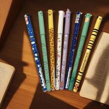 4/8/16-Piece Pack Of Erasable Gel Pens, Using Thermal Erasable Ink, Multiple Ink Colors And Pen Designs, 0.5mm Nib, Eight Colors Of Replaceable Refills, Office Writing Instrument, Holiday And Birthday Gift, Office And Student Stationery.