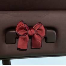 汽车顶棚拉手保护套车门把手车内装饰蝴蝶结车顶拉手乘客侧装饰车内防尘拉手手套 - 彩色 - 查看 15