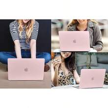 CISSOOK For MacBook Air 13.6 M4 M3 M2 Case 2025 2024 2022 Release, Plastic Hard Shell & Keyboard Cover & USB Adapter For MacBook Air 13.6 Inch A3240 A3113 A2681, Baby Pink - Air13.6吋-淺粉紅色 - 查看 9