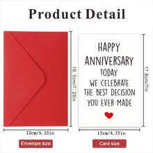 Felicitări amuzante pentru aniversarea cuplurilor - Glume emoționante pentru soții, soți, iubiți sau iubite - Design unic și atent, cu plicuri de calitate incluse