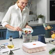 Pizza Dough Proofing Box Fermentation Tray With Lid Foor Baking Bread Pastry Kitchen Use NonStick Doough Container For Home Pizzeria Restaurant Cooking Prep - atributo único - Ver 8