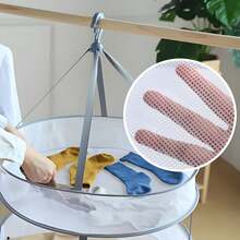 1个网状洗衣篮，家用多功能晾衣网，可折叠防风，方便晾晒袜子和内衣，便携式透气衣物收纳架，速干通风晾衣架，适用于袜子、内衣、贴身衣物，节省空间，可折叠收纳，适合宿舍、浴室、阳台、旅行等场所，易于悬挂，可折叠收纳，有效促进空气流通，温和晾晒，减少褶皱，是节日送礼、圣诞节、感恩节、开学季及日常居家洗衣的理想之选。 - 彩色 - 查看 3