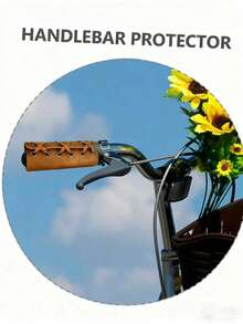 Verstellbare Leder-Lenkergriffe, Anti-Fahrrad-Lenkerprotektoren, geeignet für Outdoor-Fahrten mit Motorrädern, Fahrrädern, Rollern, Mountainbikes, E-Bikes, komfortabel, hitzebeständig, einfache Montage, Lenkerkomponenten, Fahrrad-Zubehör