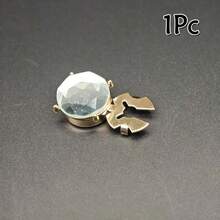 1/3/5pcs Shirt Buttons, Invisible Detachable Buttons, Rhinestone Covered Cuff Buttons For Women Clothing Decoration