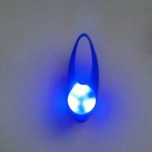 5pcs/2pcs/1pc LED Pet Flashing Pendant Collar, Waterproof Dog Collar Light For Outdoor Walking, Silicone LED Dog Collar Tag Light For Night Safety Decor, Battery Included