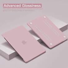 CISSOOK For MacBook Air 13.6 M4 M3 M2 Case 2025 2024 2022 Release, Plastic Hard Shell & Keyboard Cover & USB Adapter For MacBook Air 13.6 Inch A3240 A3113 A2681, Baby Pink - Air13.6吋-淺粉紅色 - 查看 4