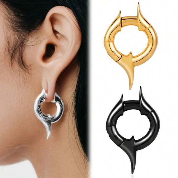 1pc Vintage Punk GALACTIC Ear Weights Hangers 316 Stainless Steel Tunnels Gauges For Stretched Lobe Piercing Body Jewelry New Arrival Gifts