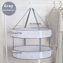 1个网状洗衣篮，家用多功能晾衣网，可折叠防风，方便晾晒袜子和内衣，便携式透气衣物收纳架，速干通风晾衣架，适用于袜子、内衣、贴身衣物，节省空间，可折叠收纳，适合宿舍、浴室、阳台、旅行等场所，易于悬挂，可折叠收纳，有效促进空气流通，温和晾晒，减少褶皱，是节日送礼、圣诞节、感恩节、开学季及日常居家洗衣的理想之选。 - 彩色 - 查看 11