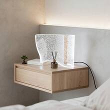 Modern Acrylic RGB LED Desktop Lamp With Music Sync Smart APP And Remote Control Dimmable Gaming Light Cool Music Reactive Lighting Extra Thick Material Premium Gift Box Christmas Present