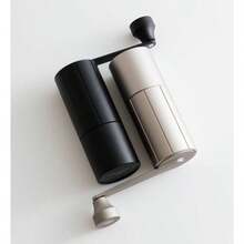 CAFEDEKONA M3 Premium Manual Coffee Grinder Conical Burr Stainl Steel Portable Adjustable Hand Grinder For Espro/Cold Brew/French Pr Travel/Camping/Home Use Black