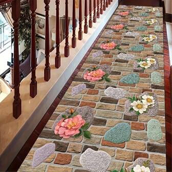 1 件装地毯，适用于走廊、室内厨房走道、过道、入口门垫