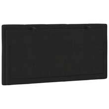 vidaXL Cuscino Testiera Nero 100 Cm In Velluto - Black - View 7