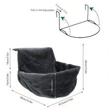 Hamaca para mascotas, adecuada para radiadores, barandillas, etc., para que la usen mascotas pequeñas y gatos