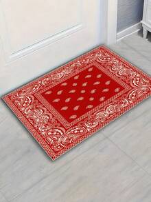 1/2/3 Stücke vintage rote Memory-Schaum weiche Bodenmatte, rutschfester dekorativer Küchenteppich und Badezimmermatte, geeignet für Heim- und Raumdekoration