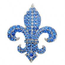 Zinklegierung Strass Kristall Diamant Anker Brosche, Weihnachtsgeschenk