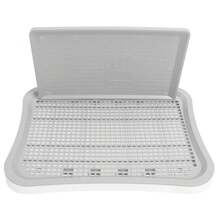 Entrenamiento de malla de mascotas para ir al baño, inodoro de entrenamiento para perros extraíble para mascotas - Gris - Ver 6