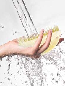 1 Set: Hair Washing Massage Brush, Scalp Exfoliator, Hair Brush, Dandruff Remover, Scalp Cleansing And Hair Growth, Massage Shampoo Brush, Scalp Massager, Silicone Shampoo Comb, Cleaning Hair Brush And Bathing Tools, Bathing Accessories For Dandruff Removal Hair Brush Comb, 2-In-1 Dry/Wet Manual Head Massager For Bathing, Massage Shampoo Brush, Gift For Girls, Hair Brush,Travel Essentials,Travel Essential,Hairstyle,Hairdressing