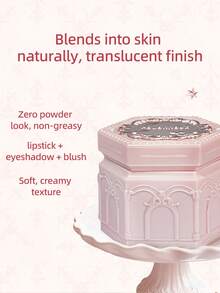 COLORROSE Cream Blush, Dual-Use For Cheeks & Lips, With Gradient Brush, Glutinous Rice Pudding Texture, Velvet Matte Lipstick, High Color Payoff, Long-Lasting, Lightweight, Liquid Lipstick, Smooth, Long-Wearing, Everyday Makeup - CR763 - 查看 5