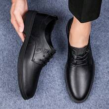 Zapatos casuales de negocios para hombres, suela gruesa antideslizante y duradera, mocasines clásicos, para uso al aire libre, oficina diaria y vestimenta formal