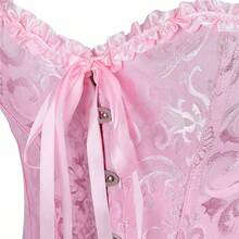 Corset Corset Floral Waist Shaping Belt - Baby Pink - View 4