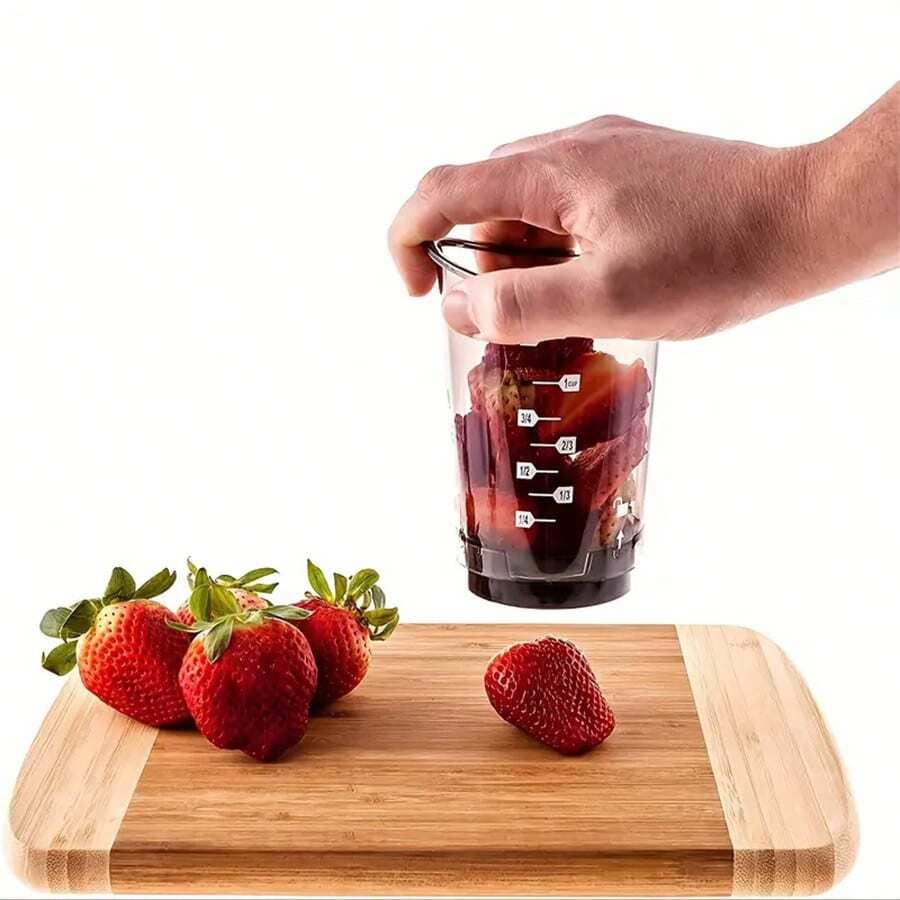 1pc Multi-Functional Vegetable, Mushroom, Egg, And Strawberry Slicer Cup - Durable Plastic Food Chopper With Safety Lid, Manual Kitchen Tool For Quick Prep, Dishwasher - Ideal For Home Cooking And Professional Kitchens, Vegetable Cutting, Easy Storage, Sharp Blades, Must-Have For Busy Moms
