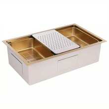 YUNRUX Kitchen Sinks - Gold - View 9