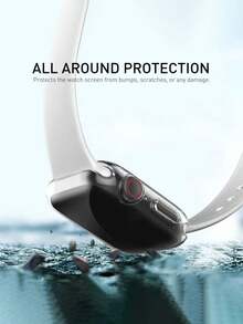 3 buc folie de protecție pentru ecran TPU, compatibilă cu seriile 9/8/7/SE/6/5/4/3/2, dimensiuni 45/44/42/41/40/38 mm, potrivită pentru accesorii pentru ceasuri inteligente din seria 9/8/7/SE/6/5/4 - Transparent + Transparent + Transparent - Vizualizare 5