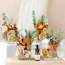 1 包 90克/120克/150克/180克/210克 人造装饰皂制作套装，包含干花、香料、柠檬干片、工艺装饰品，适用于 DIY 手工蜡烛、香皂、家居装饰，也适用于客厅、卧室、办公室、咖啡厅、各种节日和派对装饰。