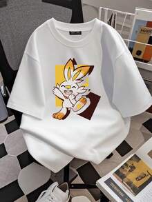 180g pure Cotton  Funny T-shirt Graphic Tee  Shirt Gifts Kawaii Shirt Japanese Print Round Neck Short Sleeve female Summer T-Shirt For Women Casual designer clothes Stretched graphic Stylish Top For Everyday Wear Breathable women Versatile Unisex - Blanco - Ver 3