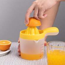 1pc/2pcs Portable Juicer With Handle, Home Use Citrus Lemon Orange Juice Extractor, Small Compact Fruit Juice Maker