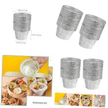 VICASKY 25 piezas Charolas de Aluminio para Hornear Tartaletas y Postres Bandejas Desechables para Repostería Cocina y Profesional - PAGO - Ver 1