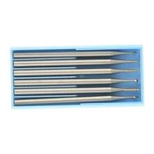 Juego de herramientas de grabado de acero de tungsteno para micrograbado, grabado con fieltro de aceite, cuchillo de corte adecuado para madera, manualidades de metal y joyería (juego pequeño) (2.35mm) - conjunto pequeño - Ver 8