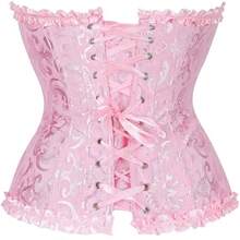Corset Corset Floral Waist Shaping Belt - Baby Pink - View 3