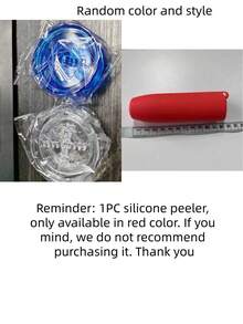 1pc Manual Garlic Press, Garlic Crusher, Peeler, Handheld Kitchen Garlic Press, Small Kitchen Tool Garlic Press, Suitable For Mincing Garlic, Onion, Ginger, Fruits, Salad, Vegetable & Fruit Processing Tool - Multicolor - View 12