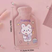 1pc Shark Hot Water Bag, Cartoon Plush Cover Hot Compress Bag For Winter Boy Valentine Heart Women's Valentine - Multicolor - View 6