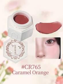 COLORROSE Phấn má dạng kem, dùng được cả má và môi, kèm cọ tán màu, kết cấu mềm mịn như bánh pudding gạo nếp, son môi lì mịn như nhung, lên màu chuẩn, lâu trôi, nhẹ nhàng, son môi dạng lỏng, mượt mà, bền màu, trang điểm hàng ngày. - CR765 - Xem 2