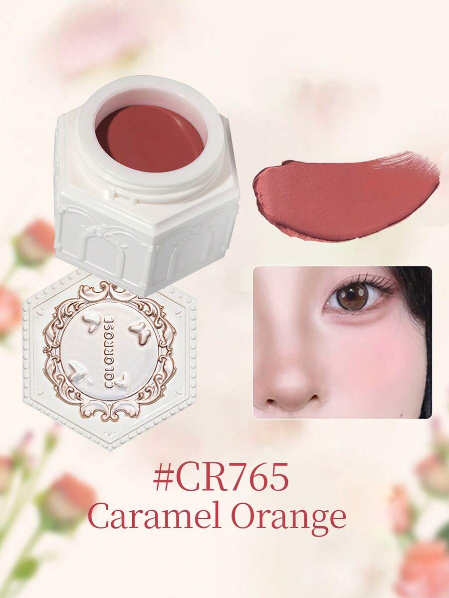 COLORROSE Phấn má dạng kem, dùng được cả má và môi, kèm cọ tán màu, kết cấu mềm mịn như bánh pudding gạo nếp, son môi lì mịn như nhung, lên màu chuẩn, lâu trôi, nhẹ nhàng, son môi dạng lỏng, mượt mà, bền màu, trang điểm hàng ngày.