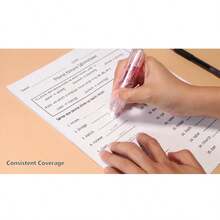 New Spring Product - Retractable White Correction Tape - Correction Tape Pen, Convenient To Use Cute Pencil-Shaped Eraser Applicator, Instantly Corrects Mistakes, Suitable For Office Supplies - Back To School Stationery