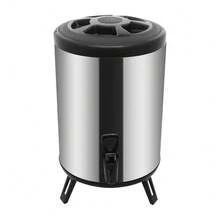 Multi-Purpose 8L Thermal Storage Container, Ideal For Picnics, Catering, And Daily Use, Keeps Food Hot Or Cold For Hours, Easy-Carry Handle - Black - View 4