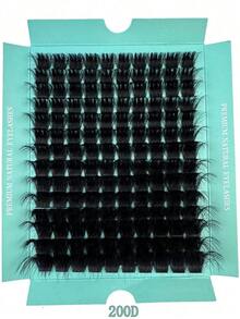 200pcs/150pcs/140pcs/100pcs Luxury Fluffy 8D Faux Mink Lashes - Mixed 10-18mm Length, 0. 07mm Thickness, Russian D Curl, Volumizing & Reusable Dramatic Lashes, Easy For Beginners - 10 Trays (60D/80D/100D/120D/160D/200D Variety Pack) Lash Clusters, Eyelash Clusters, Individual Eyelashes, Lashes, Fake Lashes - D 2 - 查看 6
