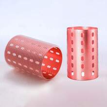 Jamshore 6个/套 热力卷发器，铝芯自粘式魔术贴快速加热陶瓷热魔力睡眠卷发器，适用于长发，90毫米玫瑰红，无需加热即可打造波浪卷发，旅行必备，旅行必备，发型，美发，卷发，卷发器，卷发器，无需加热即可卷发，卷发器，卷发器，卷发器，卷发工具，卷发器，卷发器，卷发扩散器，头发，旅行，美发产品，美发工具，美发用品，理发师，理发师配件，理发店，美发设备 - 玫瑰紅 - 查看 6