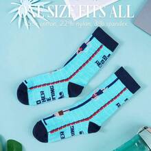 - Regalos de natacin para mujeres, hombres, adolescentes, compaeros de equipo, calcetines de entrenador, calcetines de talla nica para amantes de la natacin en cumpleaos, I 'd Rather Be - inicial - Ver 4