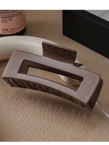 Women's Soft Silicone Rectangular Square Hair Claw Hair Clips, Soft Anti-Collision Protection For Back Of Head, Durable Grip Clips Elegant Hair Accessories Elegant Claw Clip Winter Hair Clutch