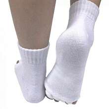 Toe Separator Socks Yoga Sports Gym Health Massage Foot Alignment Socks0928 - như hình ảnh - Xem 5