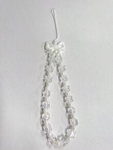 简约白色蝴蝶结手机挂绳吊坠，短小便捷，适用于所有手机、相机，配有链条和绳索，可手持或腕戴，防丢防震，是送给母亲、家人、朋友、生日、节日礼物的理想之选。手机挂饰，兼容安卓及大多数智能手机，也是送给母亲、家人、朋友、孩子、生日、节日的礼物。 - 清除 - 查看 5