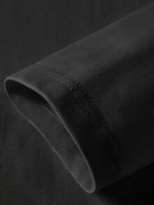 Unisex T-Shirts For Men, Short Sleeves, Short Sleeve T-Shirts, Spring Clothes, Summer Clothes, Clothes, Tops, Loose Fit, Big Silhouette, Graphic Print, Design, Gift, Present, Street, Spring, Summer, Autumn, Winter, Men's - 黑色 - 查看 4