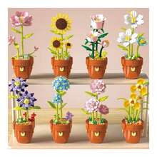 Buildable Flowers With Pots. - Multicolor - View 4