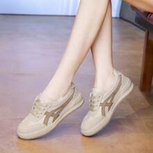 女士休闲 Gump 运动鞋，适合所有季节 - 米色 - 查看 3