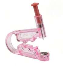 5/10/20pcs Ear Piercing Master Kit - Studs With Disposable Crystal Earring Piercer Machine, Nose Lip Body Jewelry Piercing Tool, Disposable Ear Piercing Gun For Household Use, Easy To Operate And Clean